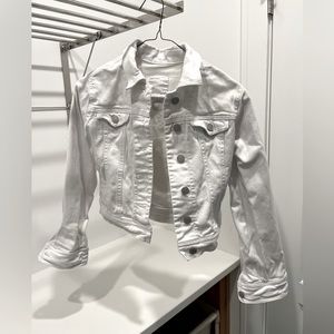 White denim jacket